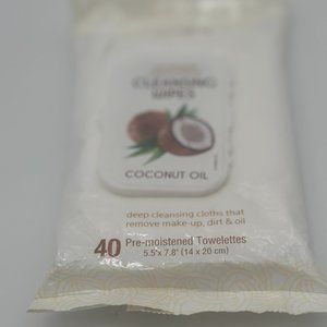 Personal Care oil-infused moisturizing cleansing wipes, 40 Pre-moistened Towelet